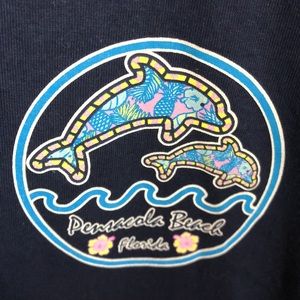 Pensacola Beach blue T-shirt size L